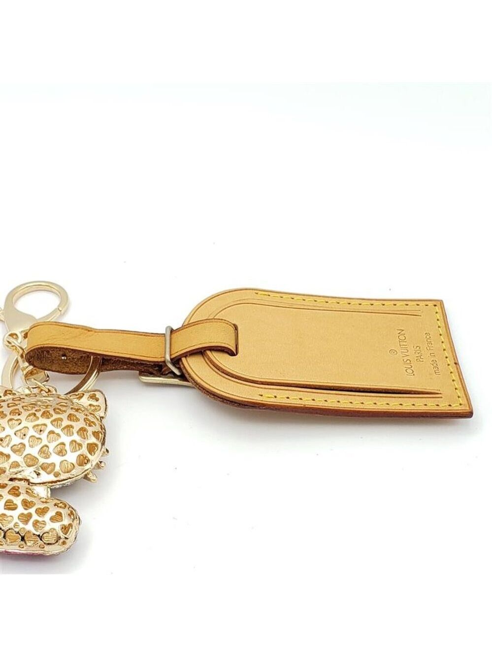 Authentic Louis Vuitton Luggage Nametag with Unbranded Keycharm - Picture 10 of 15